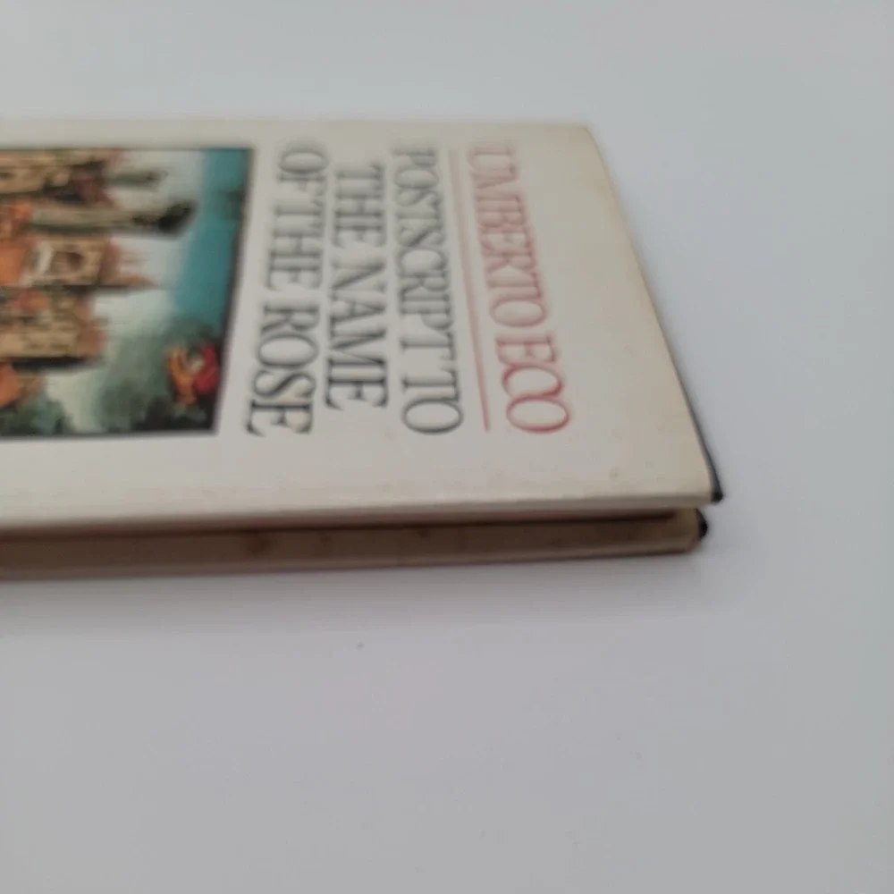 Umberto Eco Postscript to The Name of the Rose Hardcover First Edition 1984 Good